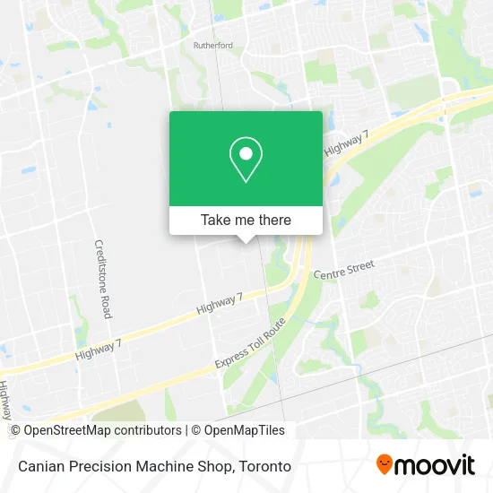 Canian Precision Machine Shop map