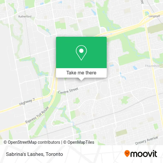 Sabrina's Lashes map