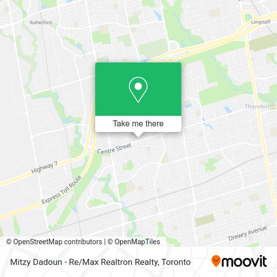 Mitzy Dadoun - Re / Max Realtron Realty map