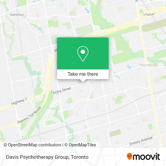 Davis Psychotherapy Group map