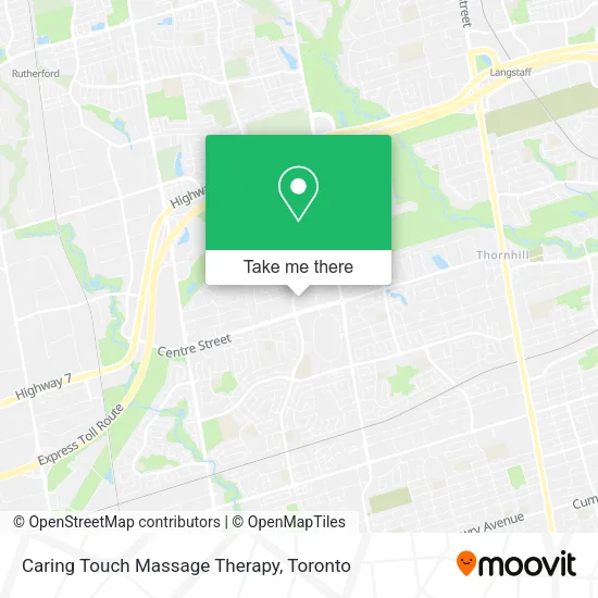 Caring Touch Massage Therapy map