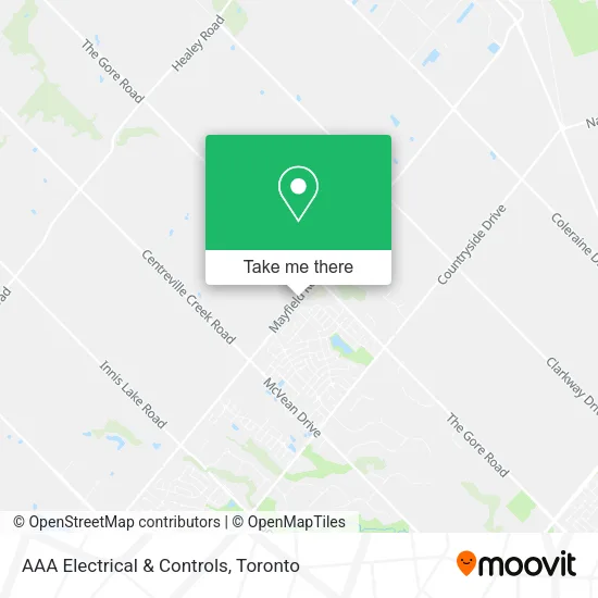 AAA Electrical & Controls map