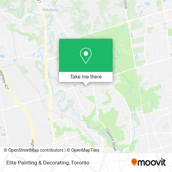 Elite Painting & Decorating map