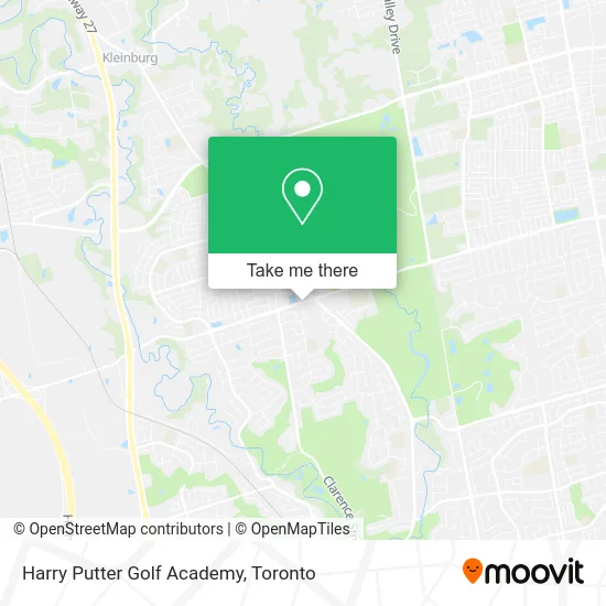 Harry Putter Golf Academy map
