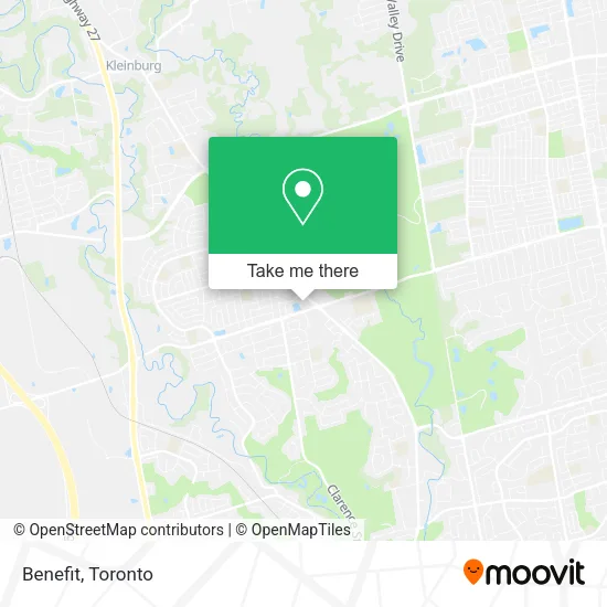 Benefit map