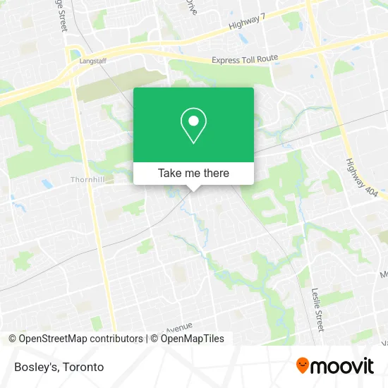 Bosley's map