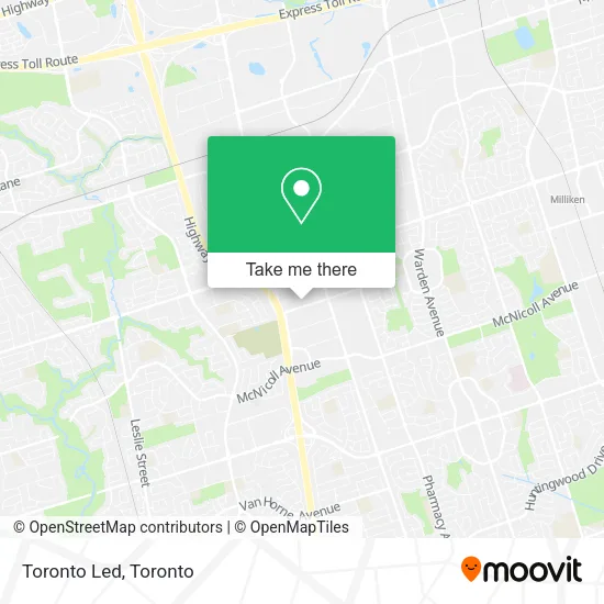 Toronto Led map