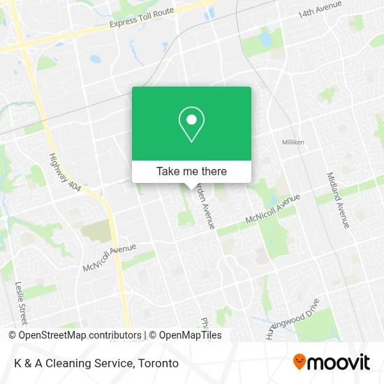 K & A Cleaning Service map
