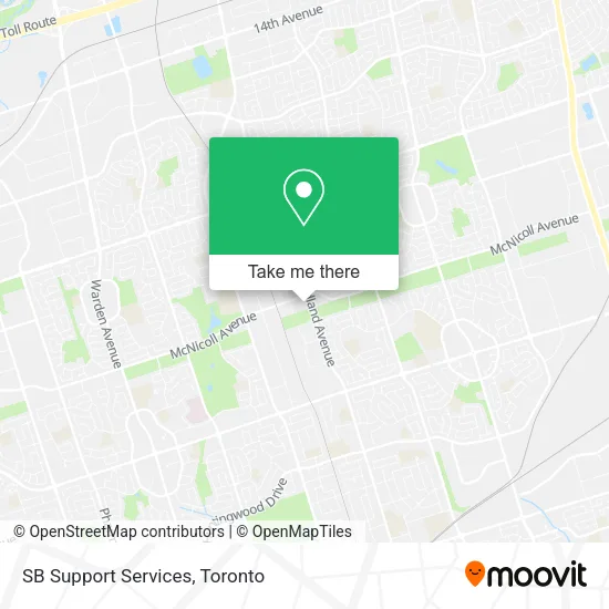 SB Support Services map