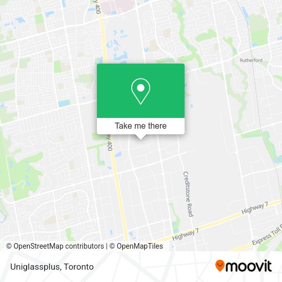 Uniglassplus map