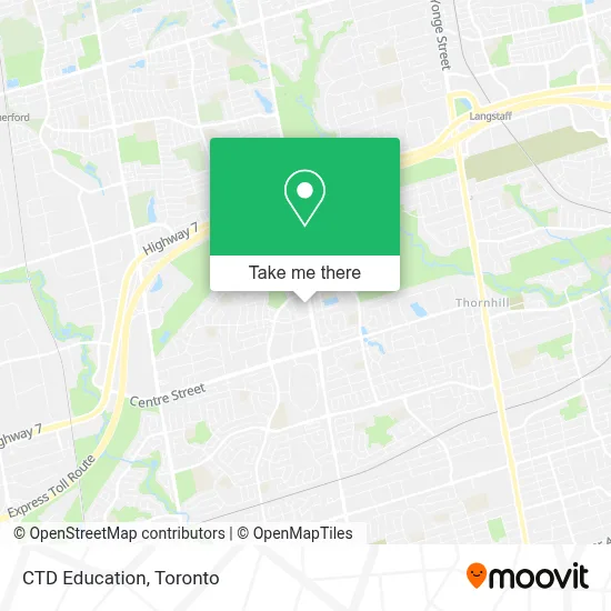 CTD Education map