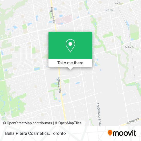 Bella Pierre Cosmetics map