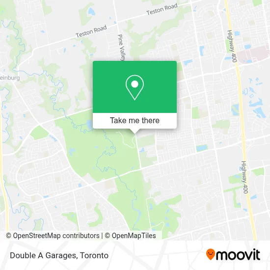 Double A Garages map