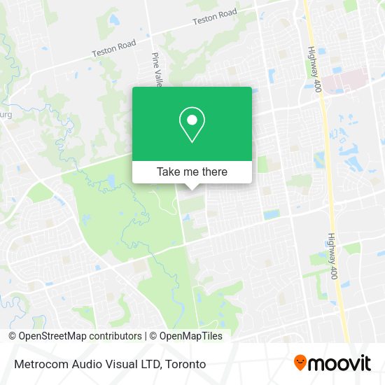Metrocom Audio Visual LTD map
