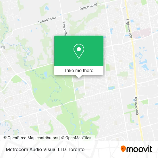 Metrocom Audio Visual LTD map