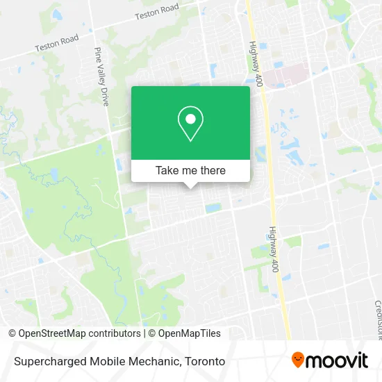 Supercharged Mobile Mechanic map