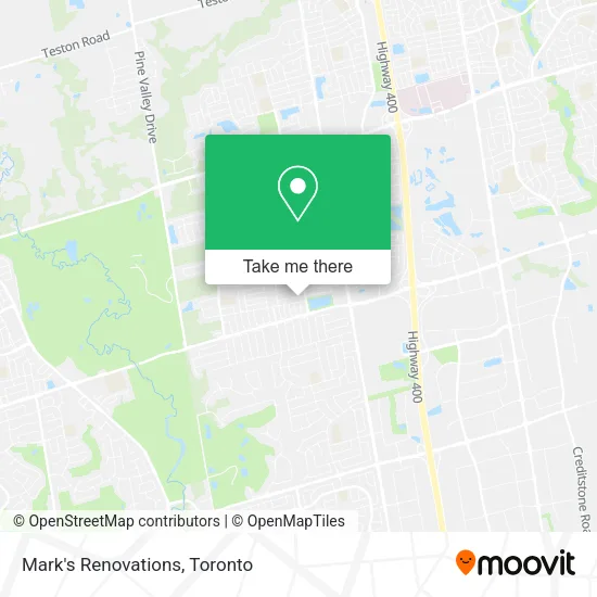 Mark's Renovations map