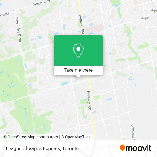 League of Vapes Express map