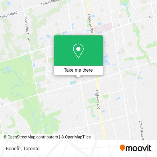 Benefit map