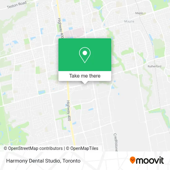 Harmony Dental Studio map