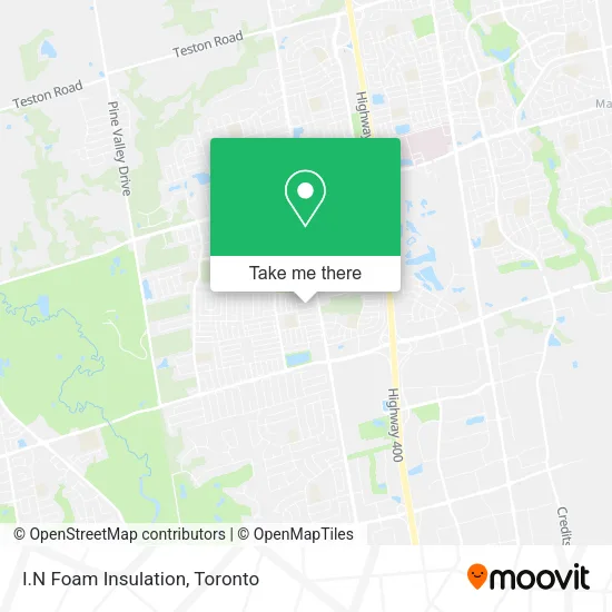 I.N Foam Insulation map