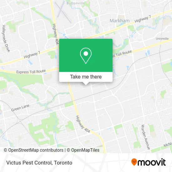 Victus Pest Control map