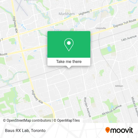 Baus RX Lab map
