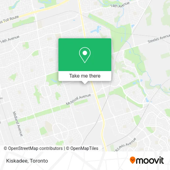Kiskadee map
