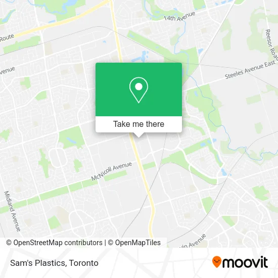 Sam's Plastics map