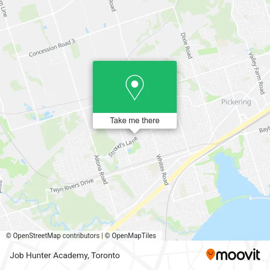 Job Hunter Academy map