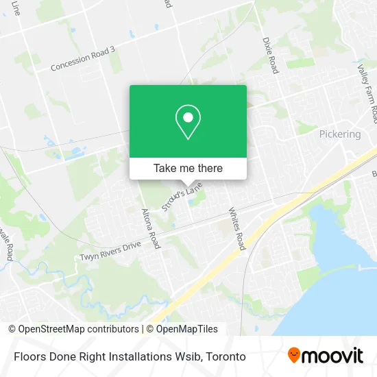 Floors Done Right Installations Wsib map