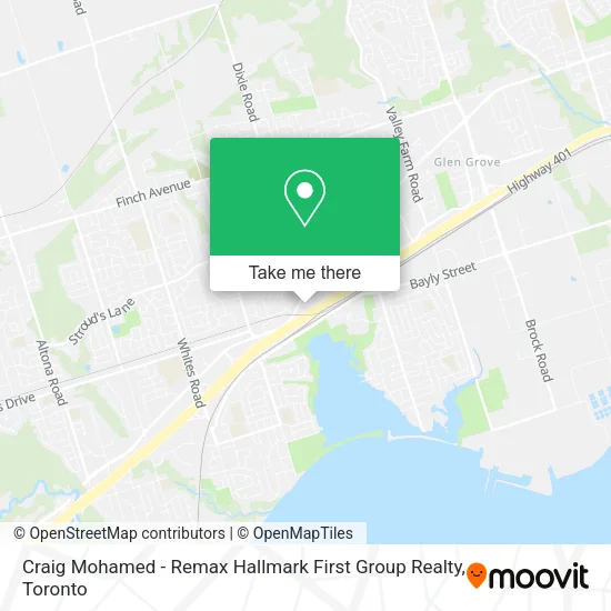 Craig Mohamed - Remax Hallmark First Group Realty map