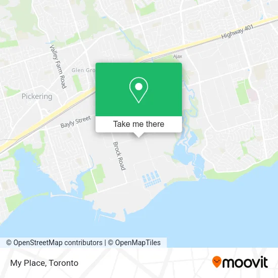 My Place map