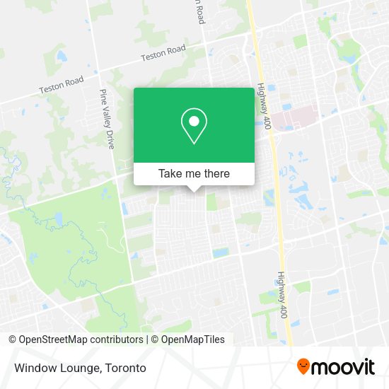 Window Lounge map