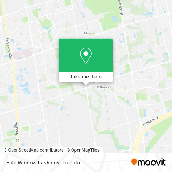 Elite Window Fashions map