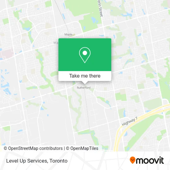 Level Up Services map