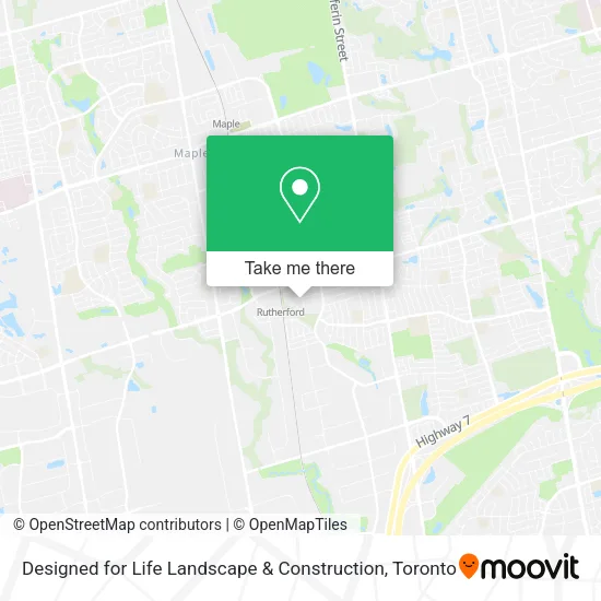 Designed for Life Landscape & Construction map