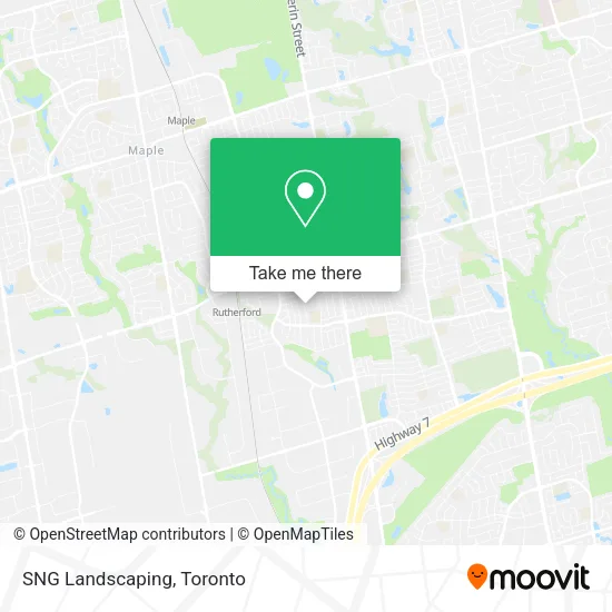 SNG Landscaping map