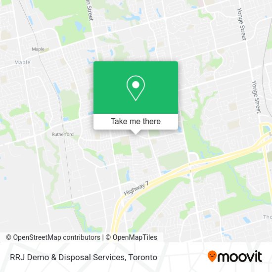 RRJ Demo & Disposal Services map