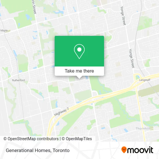 Generational Homes map