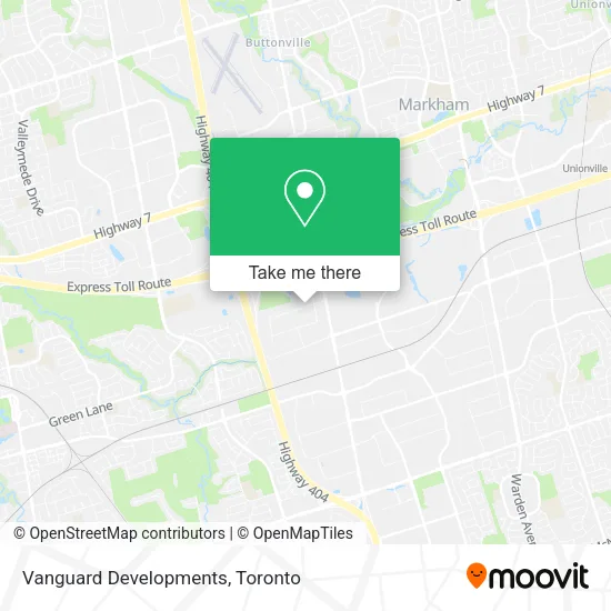 Vanguard Developments map