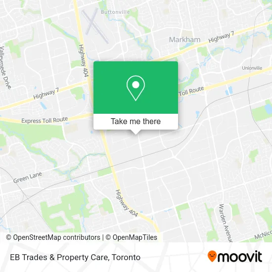 EB Trades & Property Care map