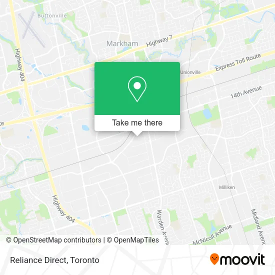 Reliance Direct map