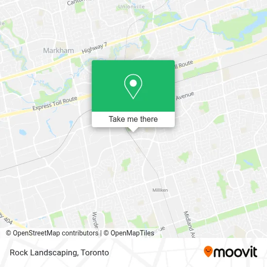 Rock Landscaping map