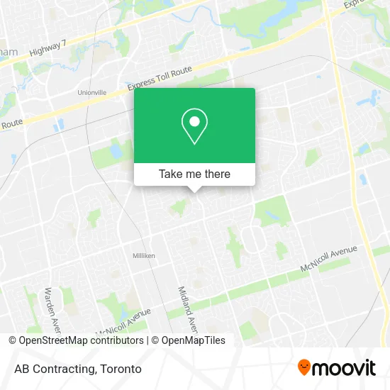 AB Contracting map