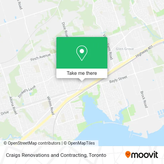Craigs Renovations and Contracting map