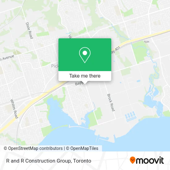 R and R Construction Group map