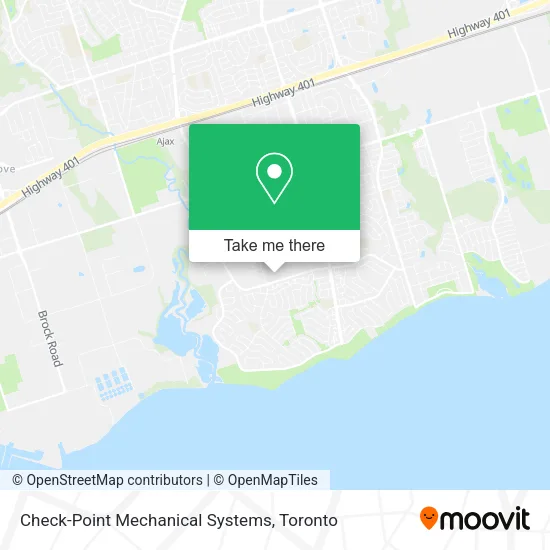 Check-Point Mechanical Systems map