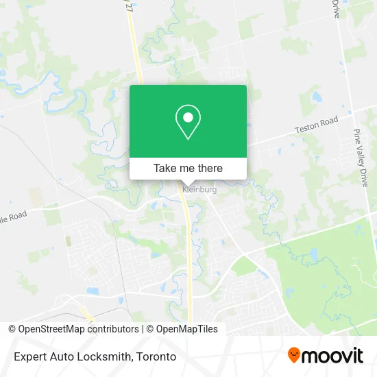 Expert Auto Locksmith map