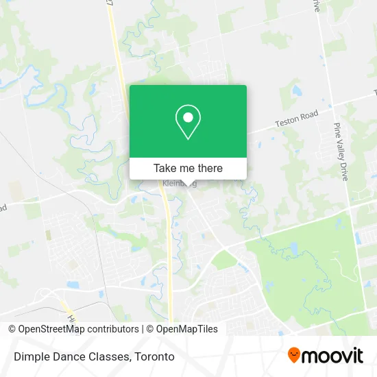Dimple Dance Classes map